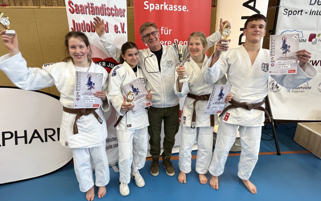 Vier Judoka vom 1. Fuldaer JC lösen Tickets für die Deutschen Meisterschaften