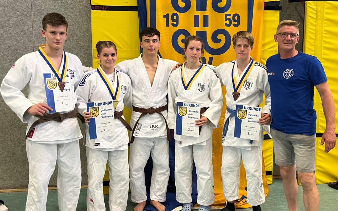 Starker Auftritt in Bad Dürkheim – 1. Fuldaer Judo-Club erkämpft 4 Medaillen