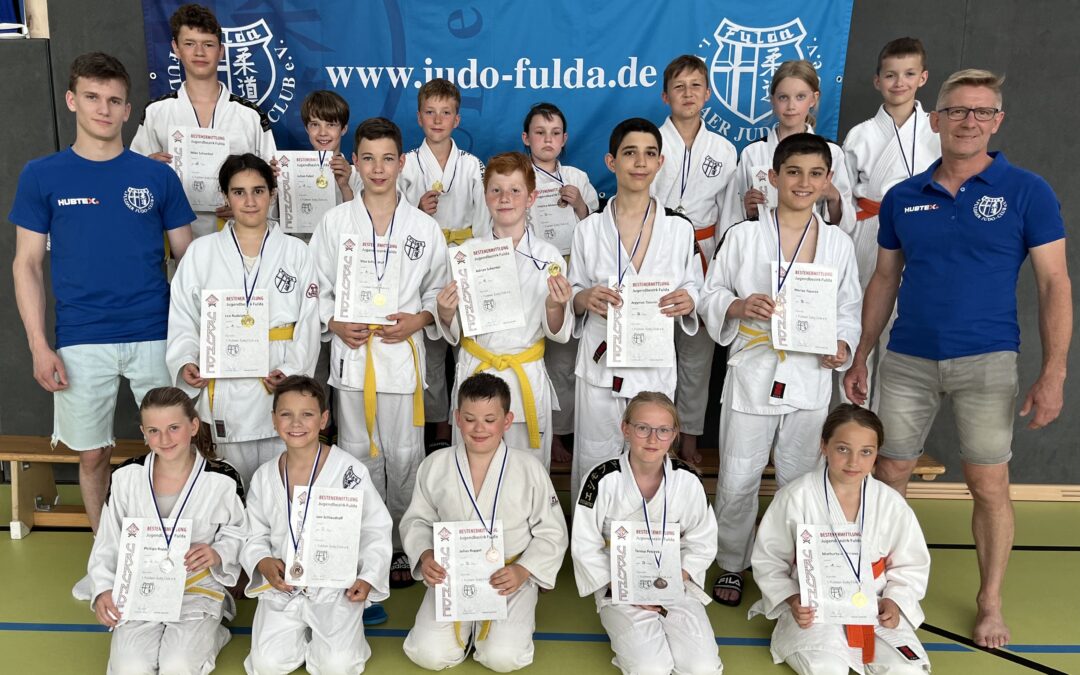 Nachwuchs des 1. Fuldaer JC erkämpft 25 Medaillen